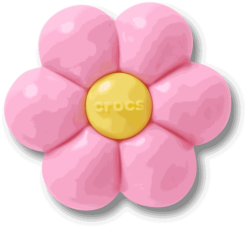 Crocs | Jibbitz | Puffy Pink Flower