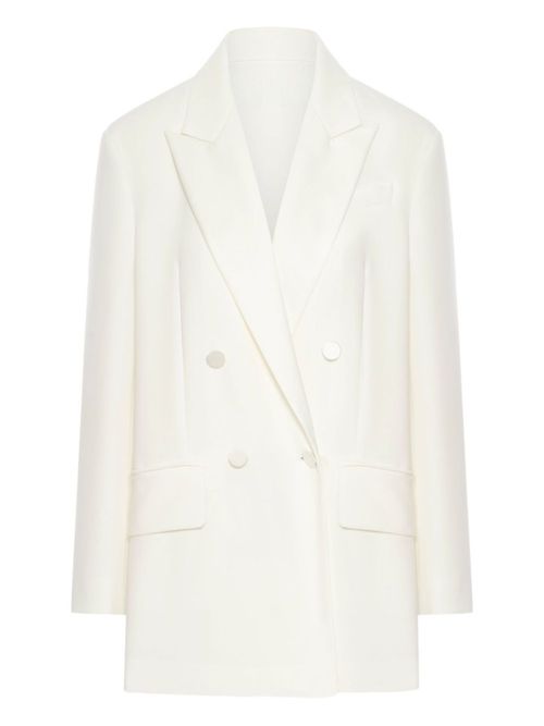 White Gabardine Blazer