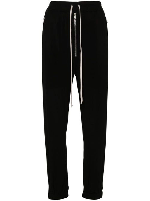 Drop crotch track pants - Black