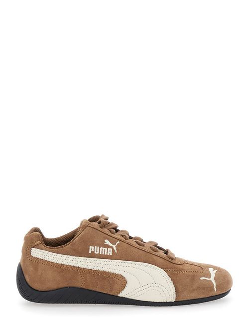 'Speedcat Archive' Brown Sneakers With Side Logo In Suede Unisex