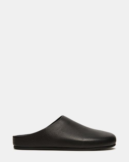 Steve Madden Women's Fern Slip-On Flats - Black - - Leather