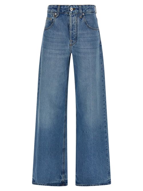 Le De-Nîmes Large Jeans — Blue