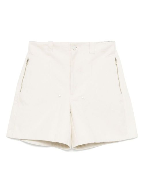 Cotton shorts - VANILLA OFF-WHITE