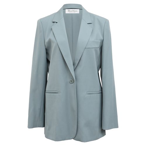 Blazer in Light Blue Virgin Wool