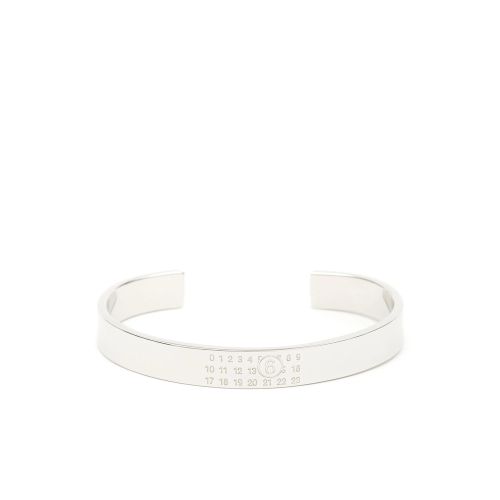 Numeric Engraved Cuff Bracelet