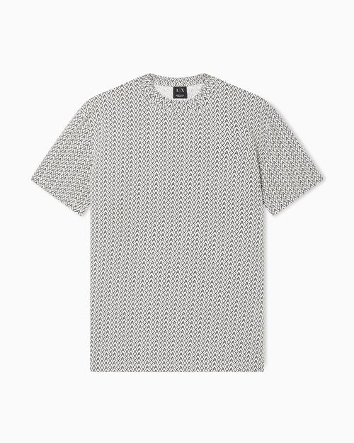 Regular Fit Jersey T-Shirt with allover logo