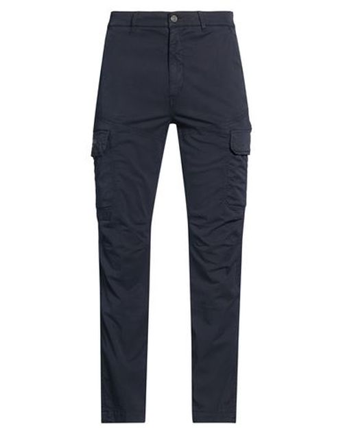 Man Pants Midnight blue Size 40 Cotton, Lyocell, Elastane