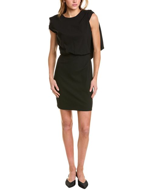 Gaia Backless Draped Mini Dress