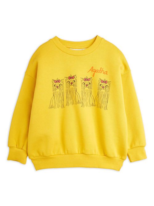 Graphic-print sweatshirt - Yellow