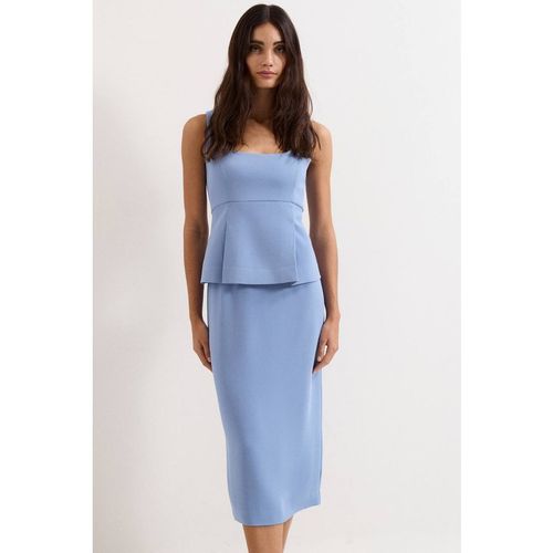 Phase Eight Demi Pale Blue Midi In Baby Blue