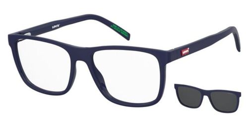 Levi's LV 5084/C with Clip-On PJP/M9 Men's Eyeglasses Blue Size 54 (Frame Only) - Blue Light Block Available