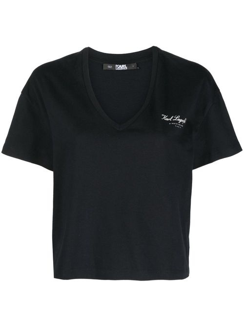 Hotel Karl organic cotton T-shirt - Black