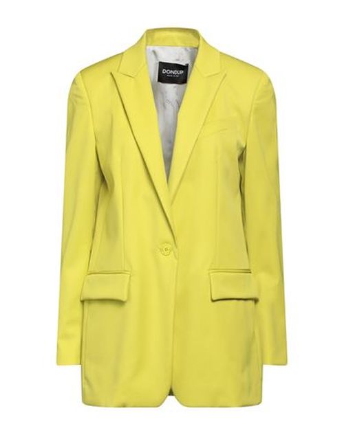 Woman Blazer Lime green Size 2 Virgin Wool, Elastane