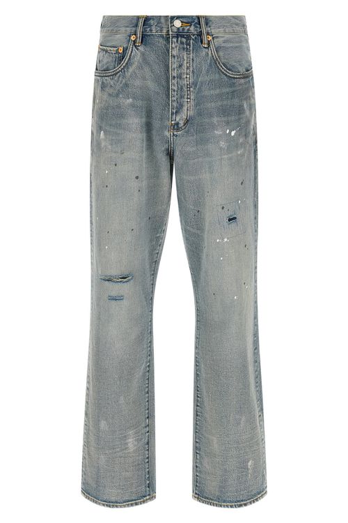 'P011 Vintage Slash Paint' Jeans