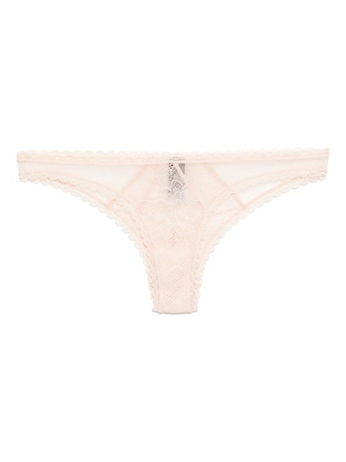 Lace thong - Pink
