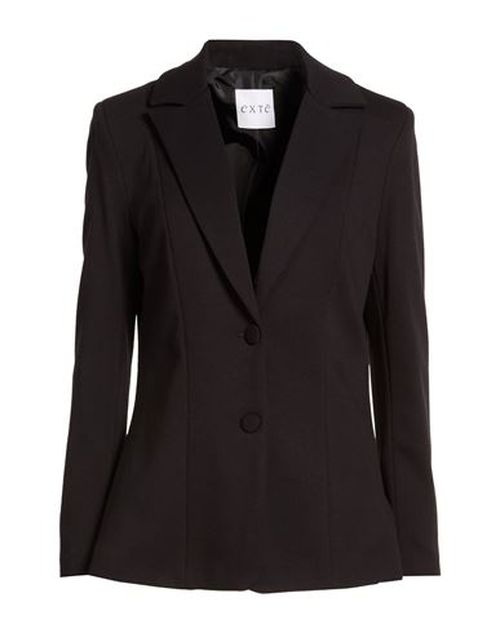 Woman Blazer Black Size L Viscose, Nylon, Elastic fibres