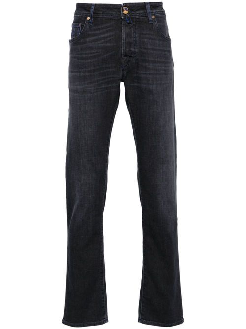 Nick mid-rise slim-fit jeans - Blue