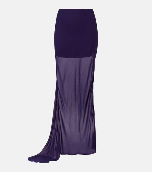 Diosa georgette maxi skirt