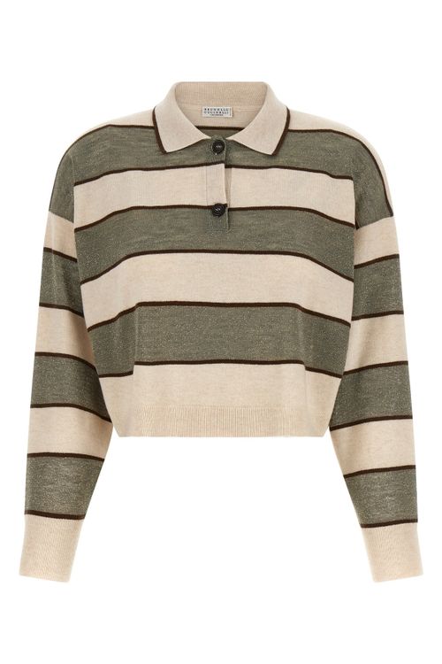 'Sparkling Stripes' Polo Shirt