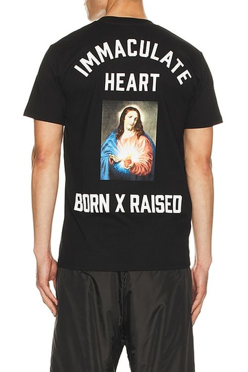 Born x Raised Immaculate Tee in Black - Black. M also in L, S, XL/1X