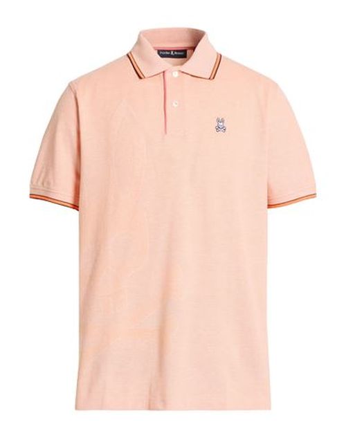Man Polo shirt Apricot Size 42 Cotton