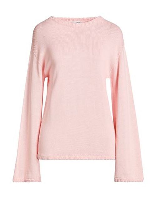 Woman Sweater Light pink Size M Cotton