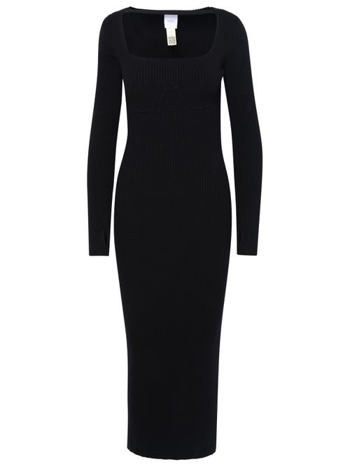Black Wool Dress