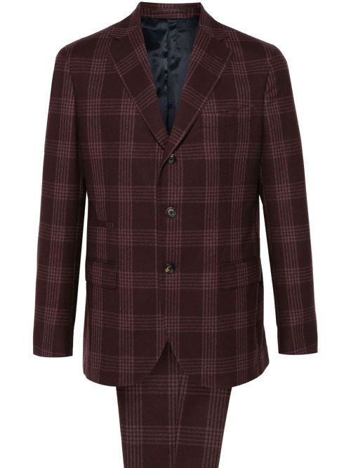 Checkered suit - Purple