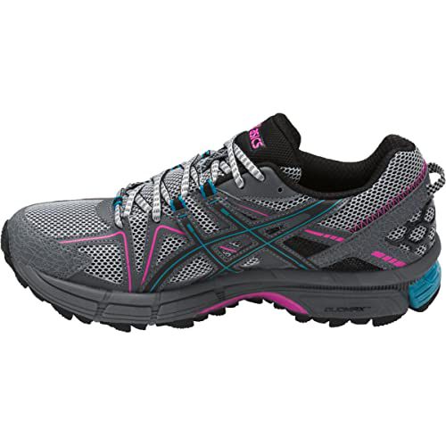 ASICS Women's Gel-Kahana 8 Mid Grey/Carbon/Lime Trail Running Shoe