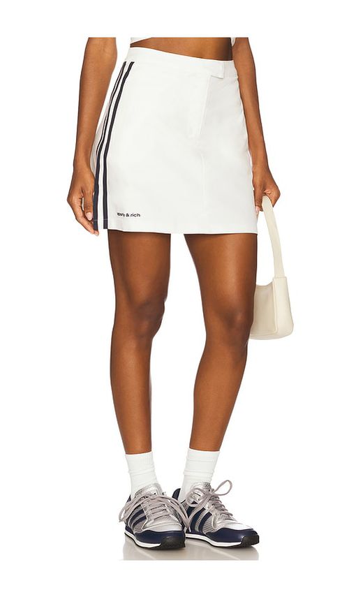 Adidas Originals x Sporty & Rich Skort in Core White & Night Navy. M also in