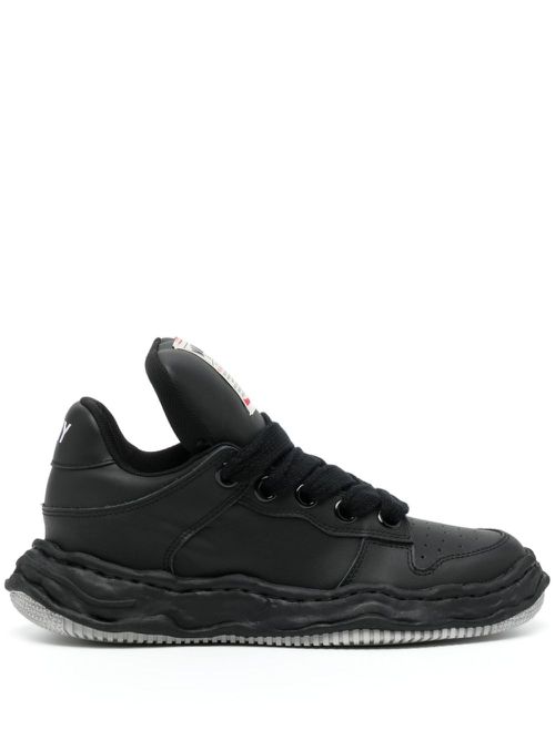 Wayne OG Sole leather sneakers - Black