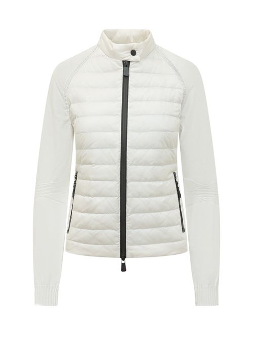 Elevated Mini Cardigan with Quilted Inserts and Zip