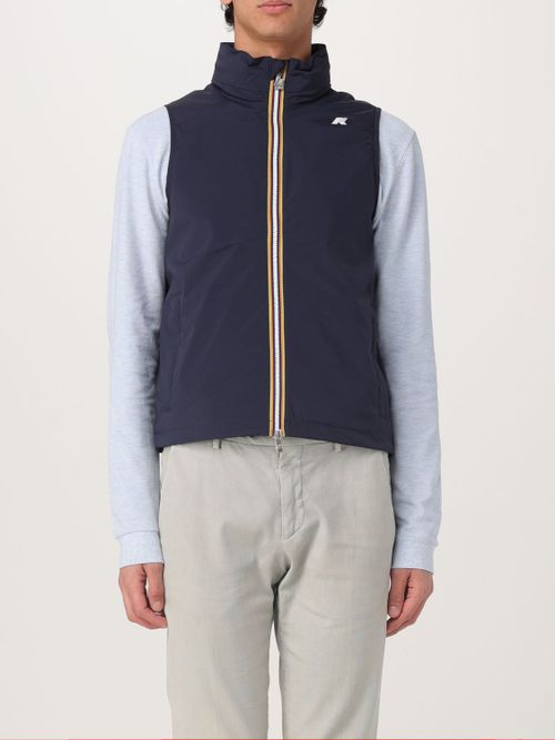 Coat Men color Blue
