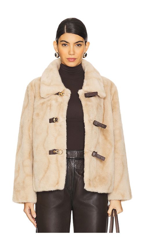 HEARTLOOM MANTEAU TEGAN en Beige.  M. Also en