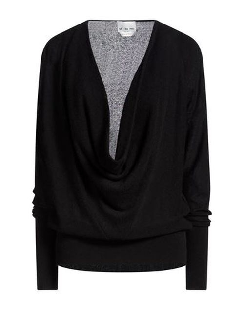 Woman Sweater Black Size 2 Cashmere, Silk