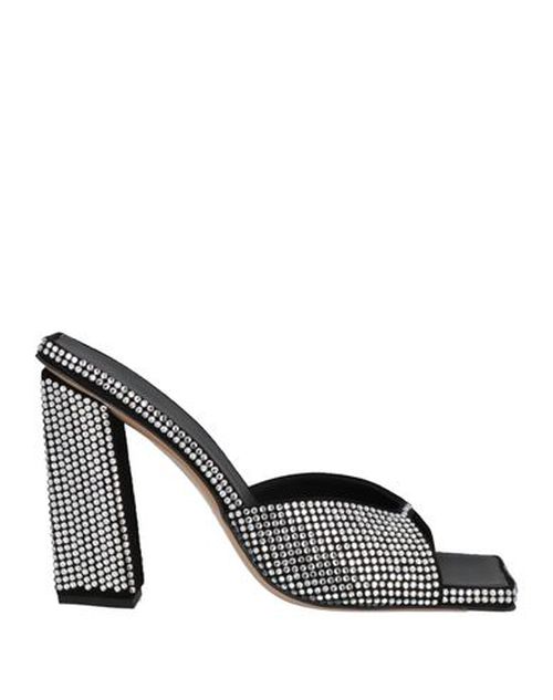 Woman Sandals Black Size 11 Leather