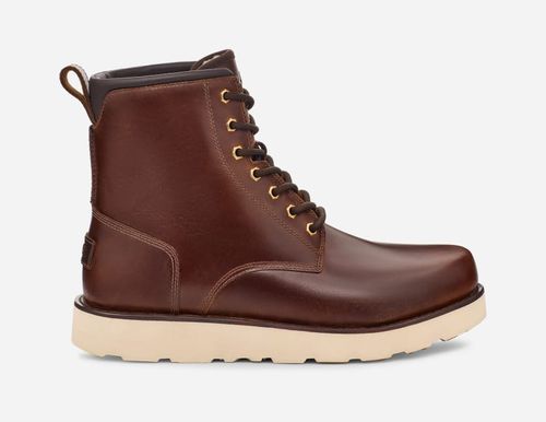 ® Men's Cason Leather Boots in Dark Chestnut