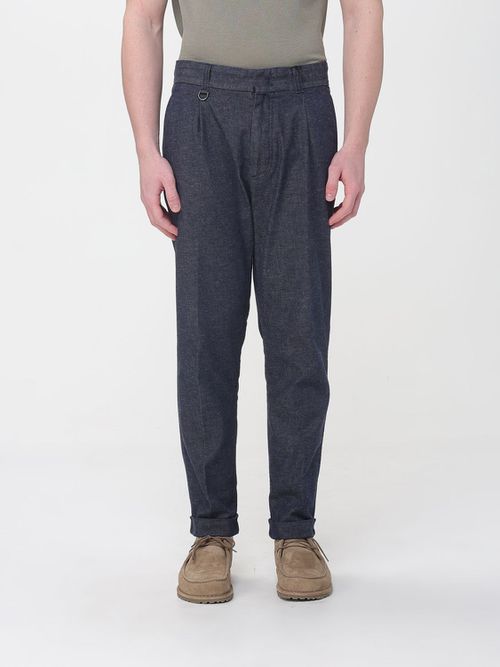 Pants Men color Blue