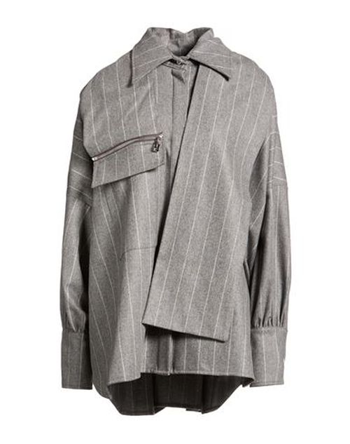 Woman Jacket Light grey Size S Wool, Cashmere