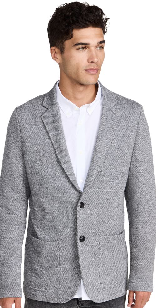 Inlet Knit Blazer Medium Grey Melange