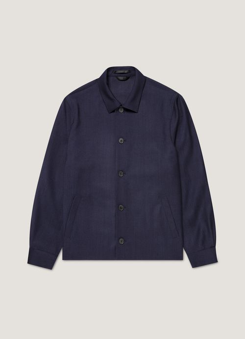 Men's Wool Twill Jacket in Navy M