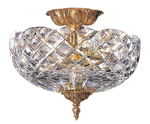 2-Light 12" Ceiling Light in Olde Bra