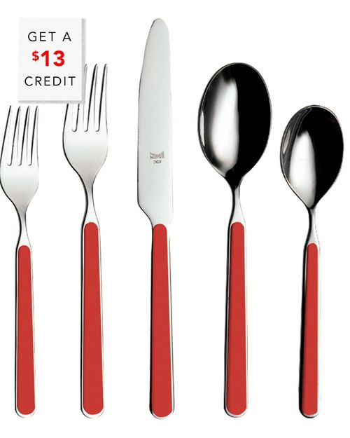 5Pc Flatware Set With $13 Credit