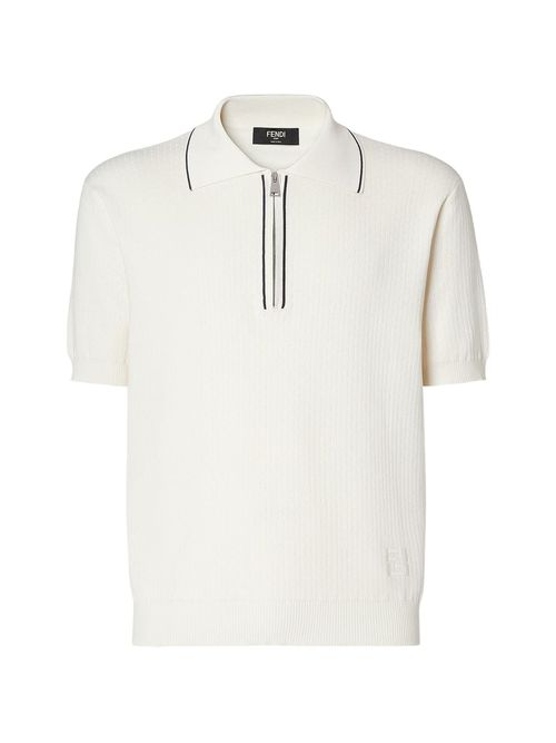 Men's Zip-Front Polo Shirt