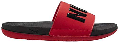 Nike Mens Benassi JDI Slip On Open Toe Flip, Black/White Noir/Blanc
