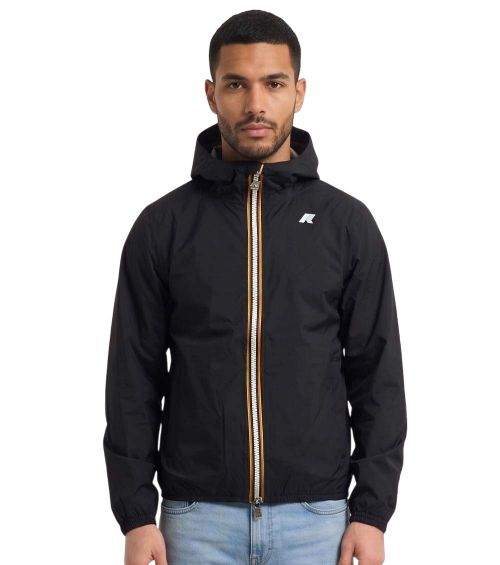 Black Logo Hood Jacket