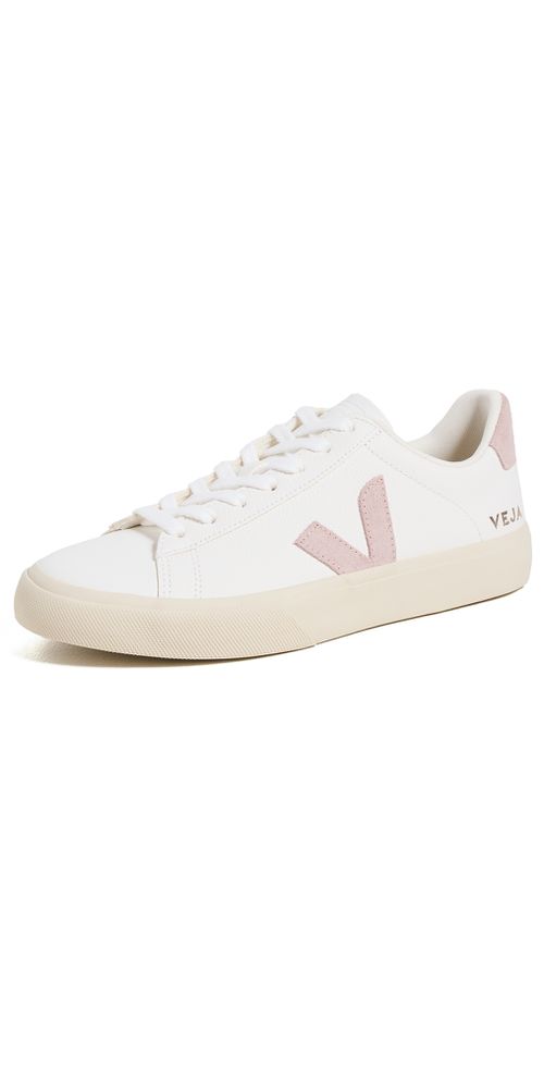 Campo Chromefree Leather Sneakers Extra-White/Babe