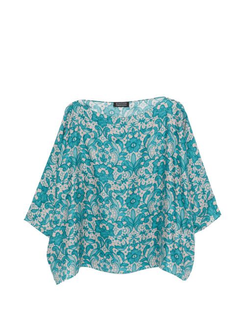 Laura Printed Silk Blouse