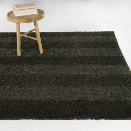 Balta Rugs Striped Shag 7' 10" x 10' Area Rug, Green/Brown
