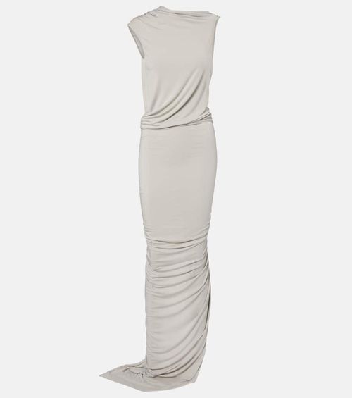 Eva draped jersey gown
